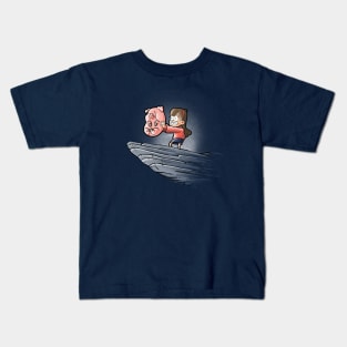 The pig king Kids T-Shirt